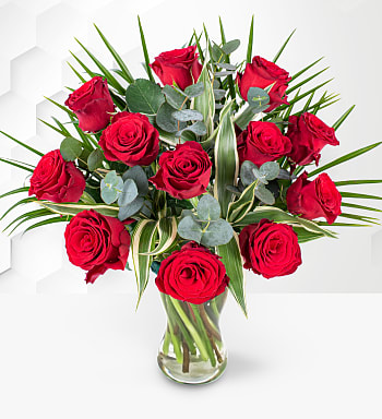 12 Red Roses | Prestige Flowers
