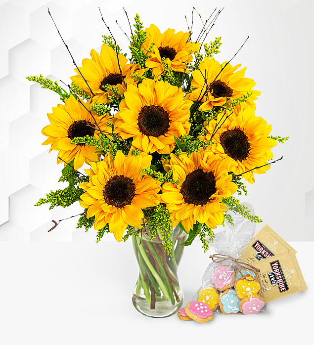 Sensational Sunflowers with Tea & Biscuits