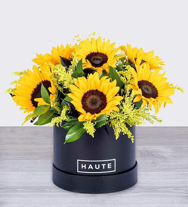 Summer Sunflower Hatbox
