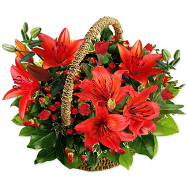 Traditional Basket Full of Love Prestige Flowers