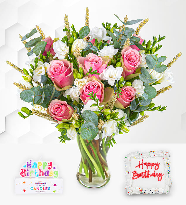 Freesia Fields Birthday Surprise Gift Prestige Flowers