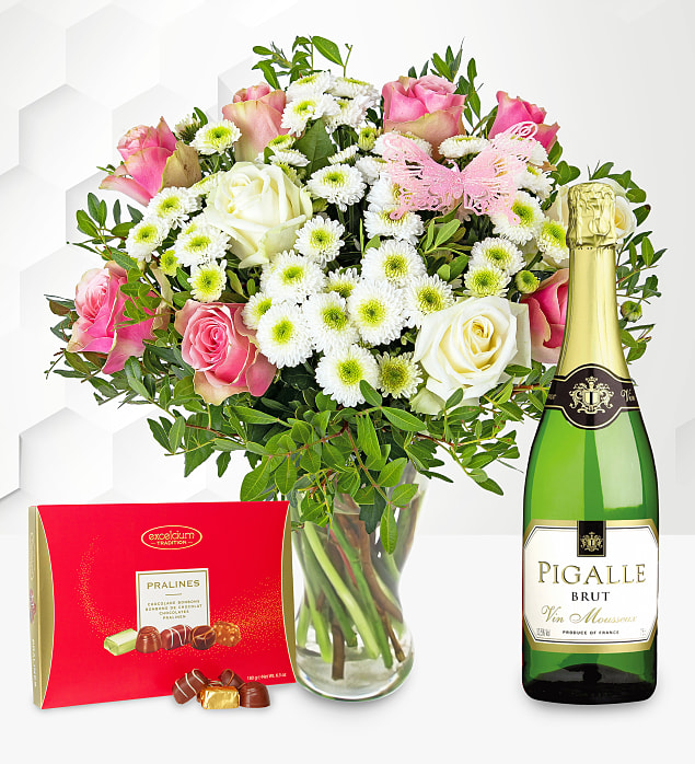 Rose Meadows with Fizz & Chocolates