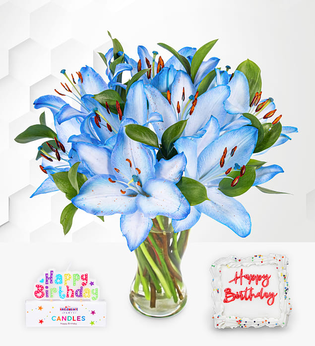 Ocean Lilies Birthday Surprise Gift Prestige Flowers