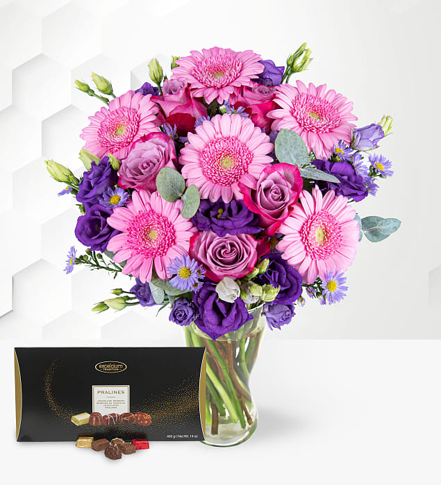 The September Bouquet with Chocolates 