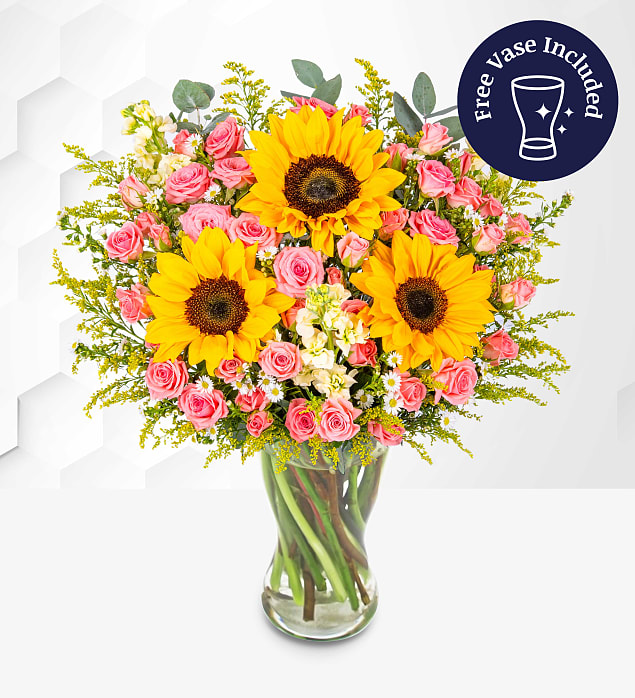 Sunflower Meadows & FREE Vase 